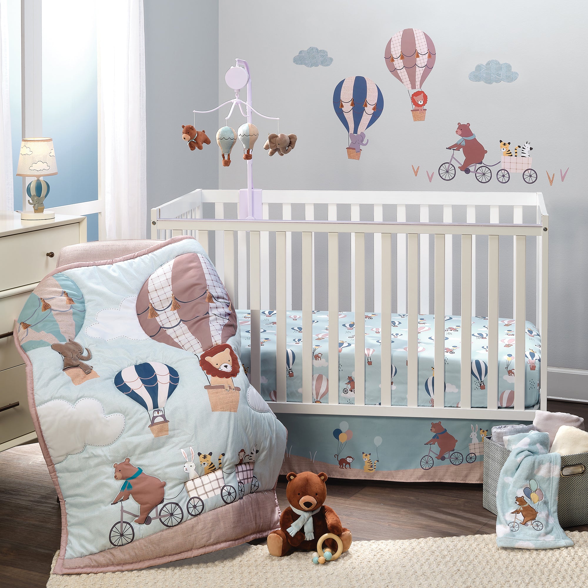 3, 4, 5 & 6 PIECE BABY CRIB BEDDING SETS